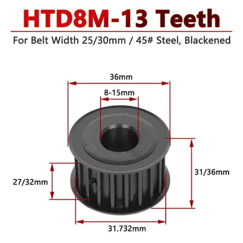 HTD8M ƿ Ÿ̹ , 13 T 8M ̺  , Ʈ ʺ 25mm 30mm , 8mm, 10mm, 12mm, 14mm, 15mm ġ, 1 